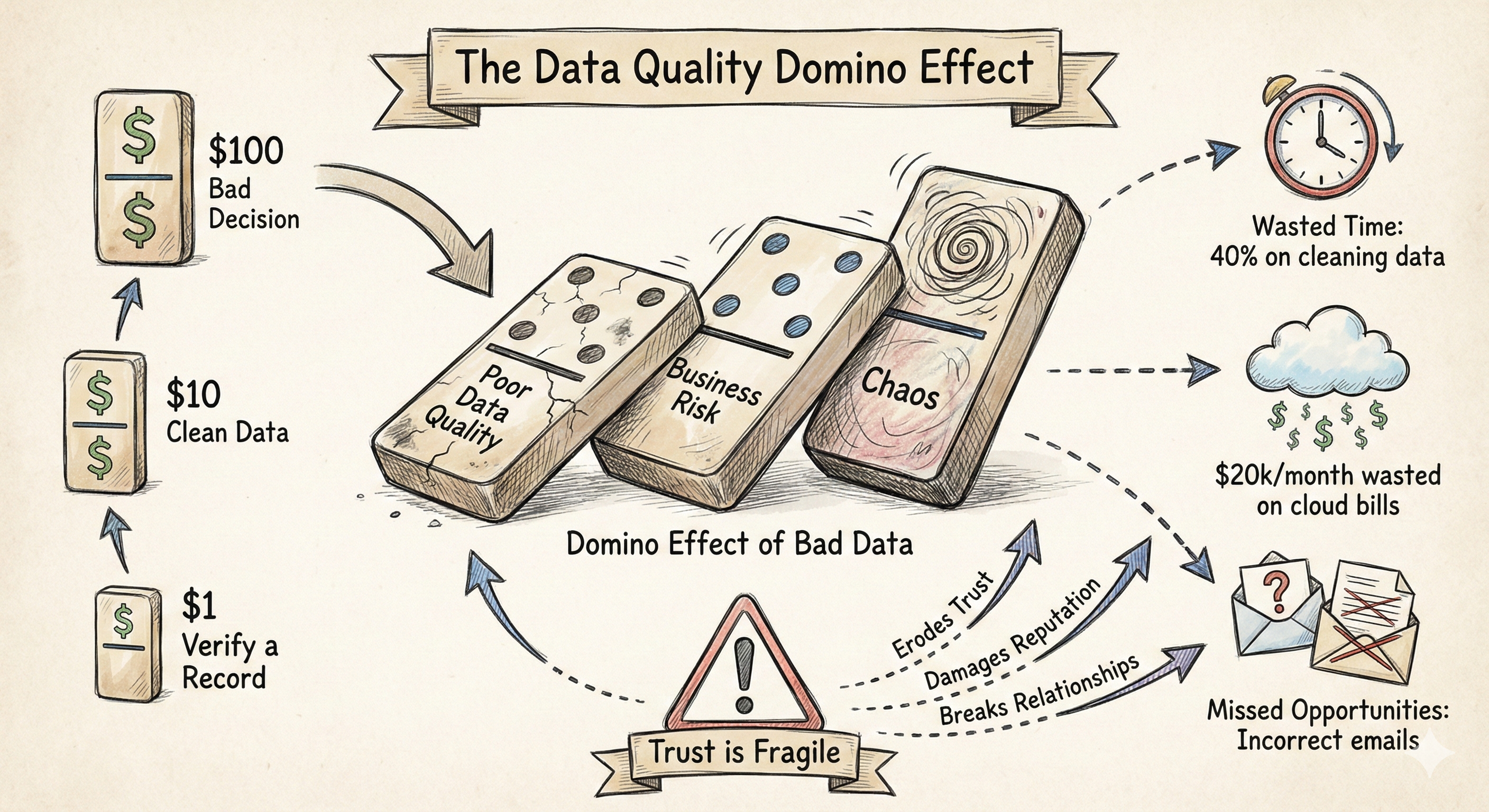 The Data Quality Domino Effect